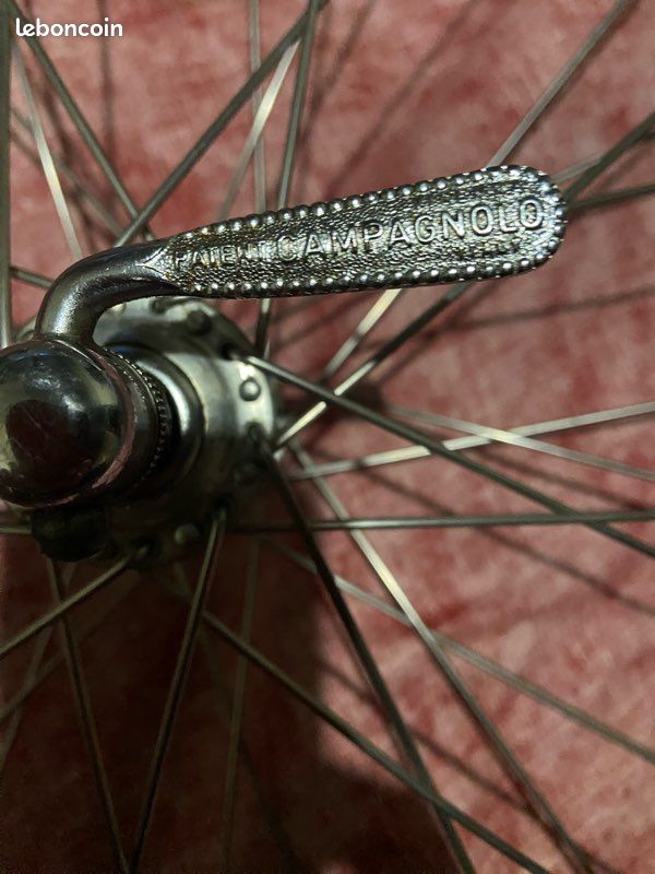 Paire De Roues Campagnolo Record 5 Vitesses - 700C Tubular - Grises - Jamais Utilisées - Neuf Avec Défauts Mineurs