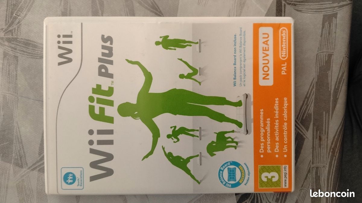 Jeu Wii Fit et Fit plus et Balance Board (image 1)