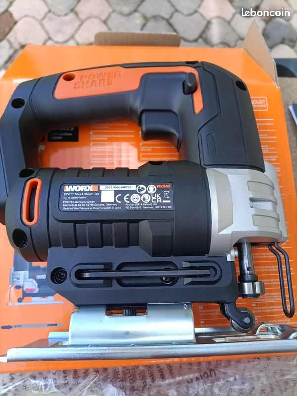 Scie sauteuse sans fil Worx + batterie + chargeur (image 7)