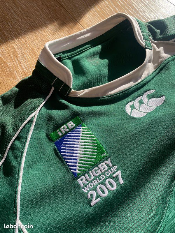 Maillot De Rugby Irlande Canterbury - Coupe Du Monde 2007/2008, Domicile, Taille 3XL - Occasion