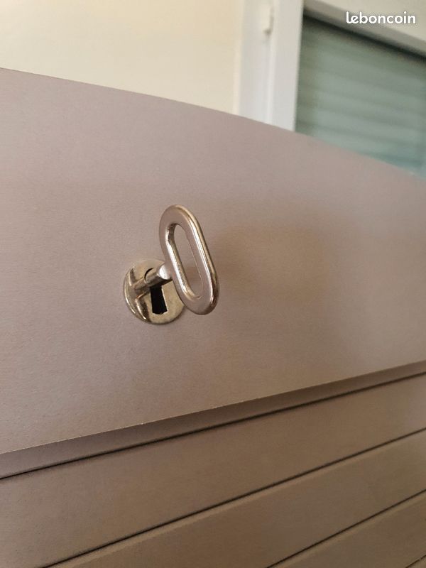 Bueau meuble d ordinateur armoire rideau (image 3)