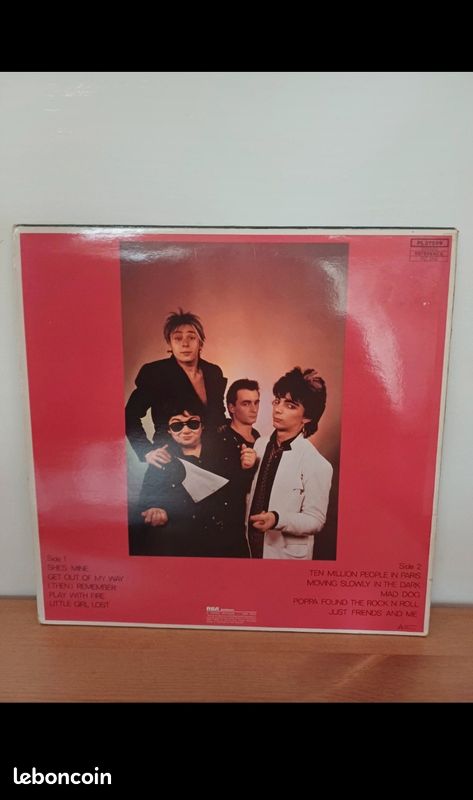 Vinyle original 1982 Little Bob Story album Vacant Heart (image 2)