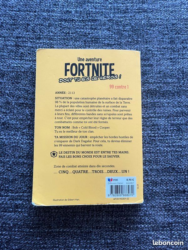 Livre : Une aventure FORTNITE – Dont tu es le héros  (99 contre 1) (image 2)