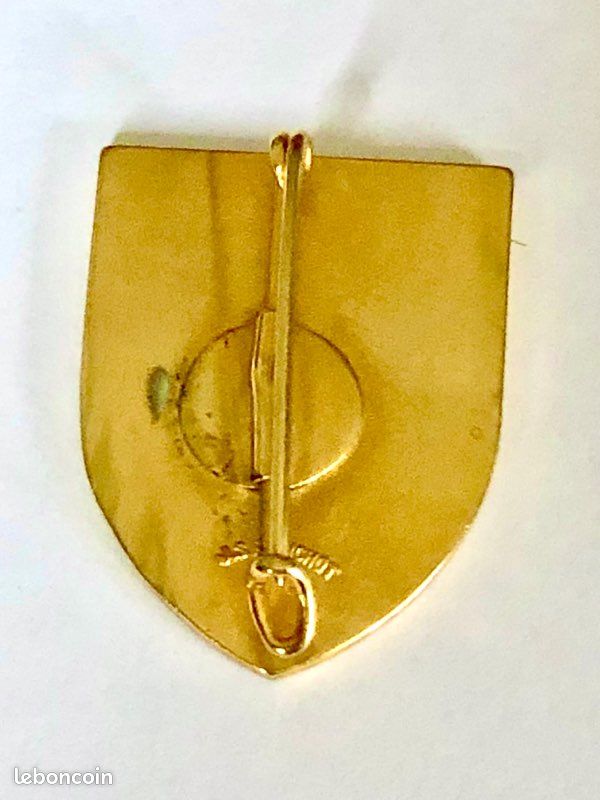 Broche Ancienne Blason Aix-en-Provence Fab Planchot - Motif Religieux Arles, Occasion