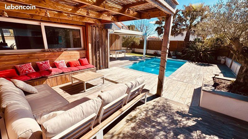 Maison avec piscine ⭐ 10 pers – Lac & piste cyclable à pied – Biscarrosse (image 1)