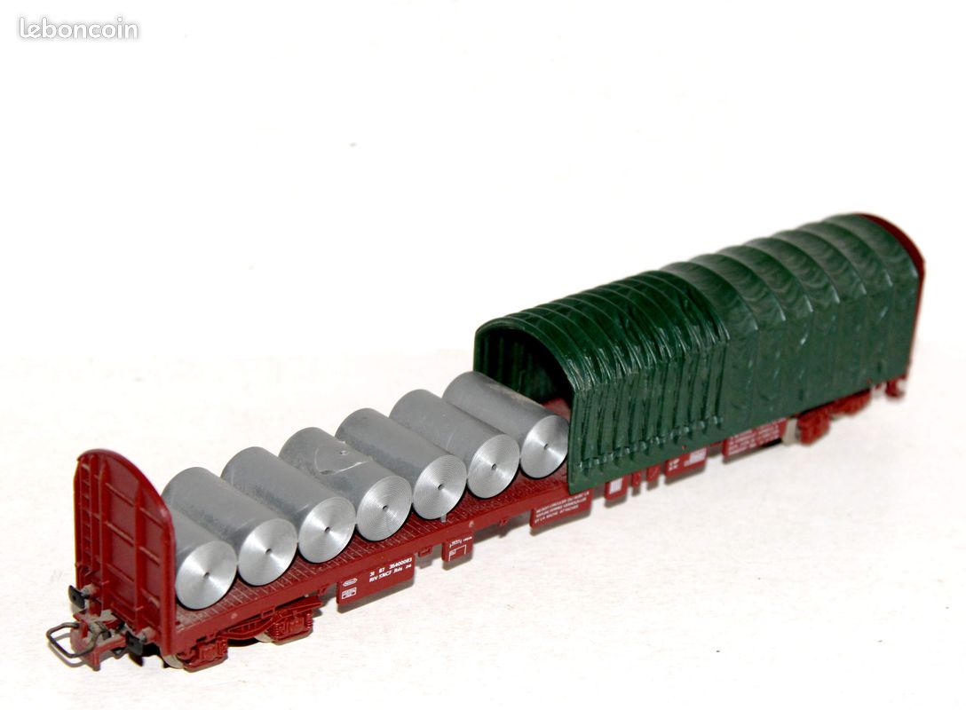 Wagon Jouef HO 6757 - Plat à Rancher Lourd SNCF (Kit Non Assemblé) NEUF