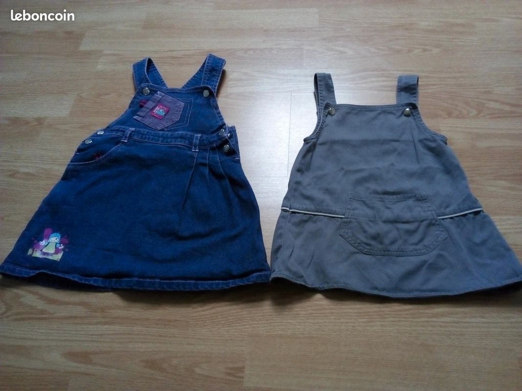 Robe salopette taille 18 mois (image 1)