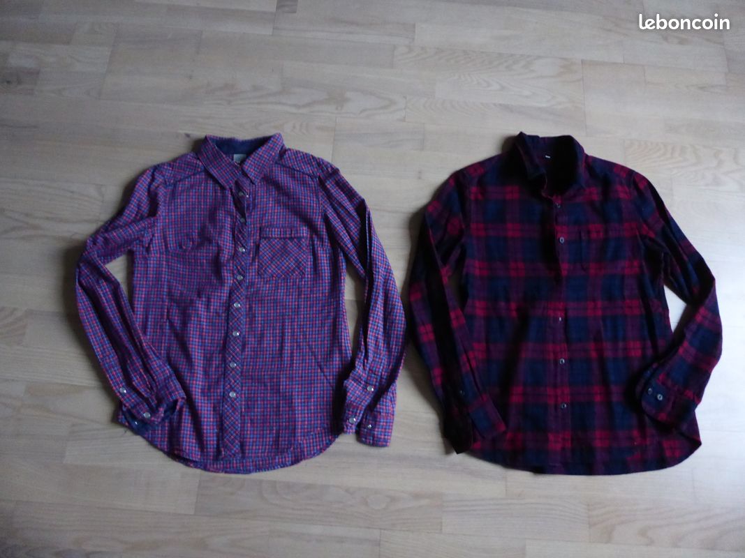 Chemise carreaux Karl Marc John taille S (image 1)