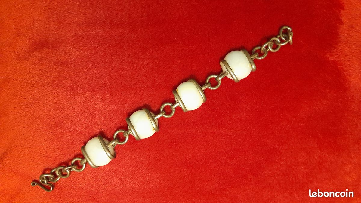 Romain antique Verre Bracelet avec perles de verre romaines