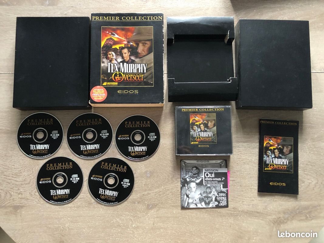 TEX MURPHY - OVERSEER - Big Box FR Jeu PC CD-ROM - Jeux vidéo