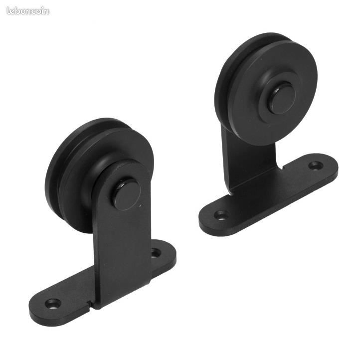 Rouleaux de cintres - CCJH - A00STS - Blanc - Compatible avec tous les kits de quincaillerie - Sans (image 1)