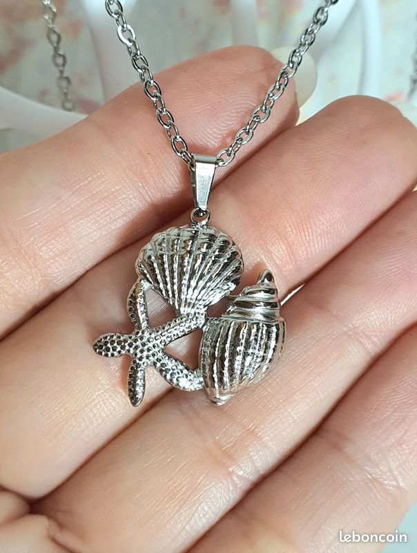 Collier Argent Océan (image 2)