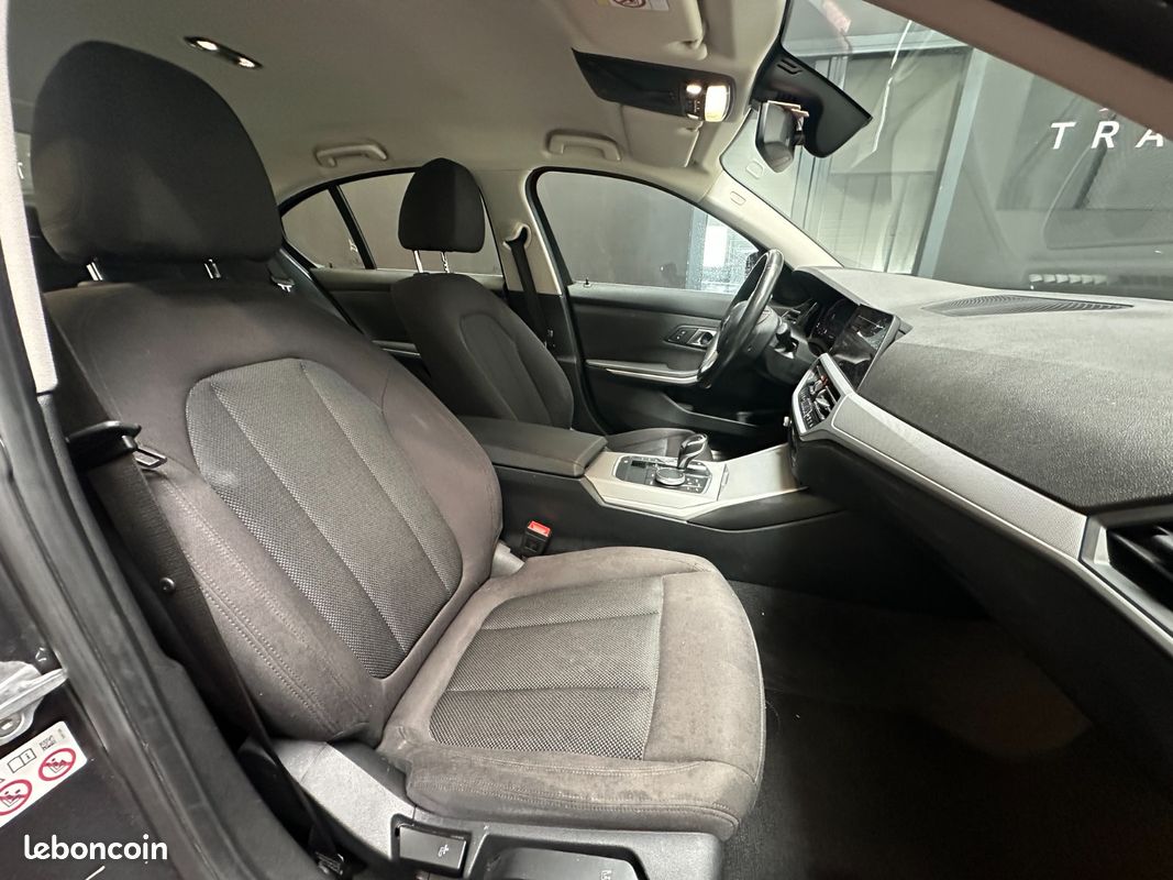 BMW SERIE 3 G20 318d 150 ch BVA8 + ENTRETIEN BMW + CAMÉRA DE RECUL + SIÈGES CHAUFFANTS + RÉGULATEUR ADAPTATIF (image 11)