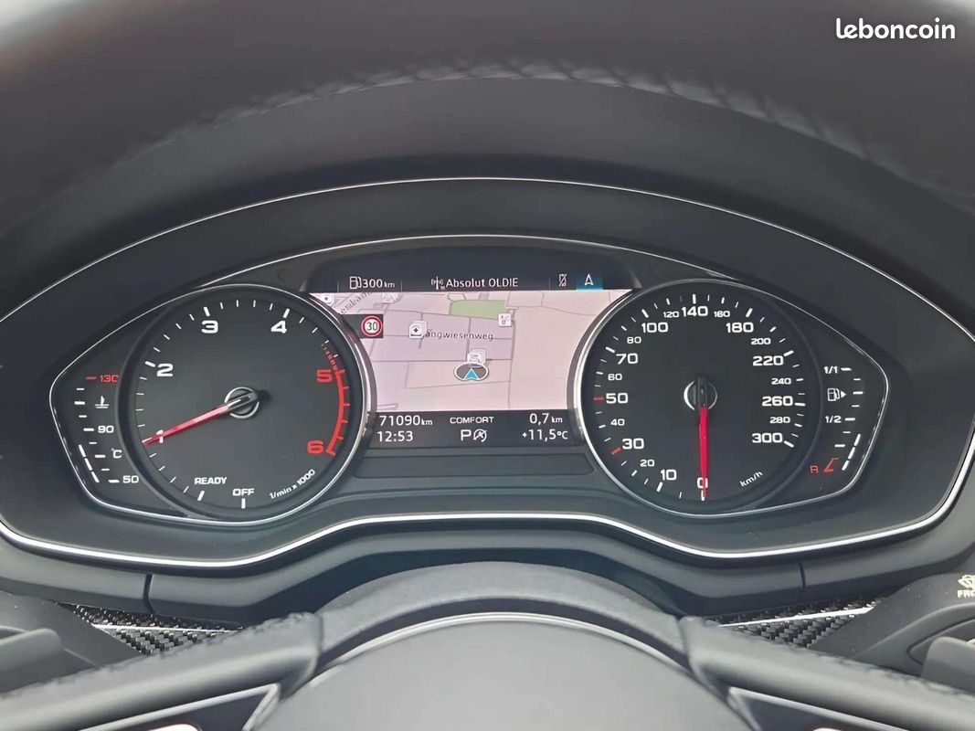 Audi A4 AVANT 40 TDI quattro S line S-Tronic 204 ch * GPS * LED * Caméra de Recul * Jantes Audi Sport * Sièges Chauffants Avant/Arrière * Pack Noir (image 5)