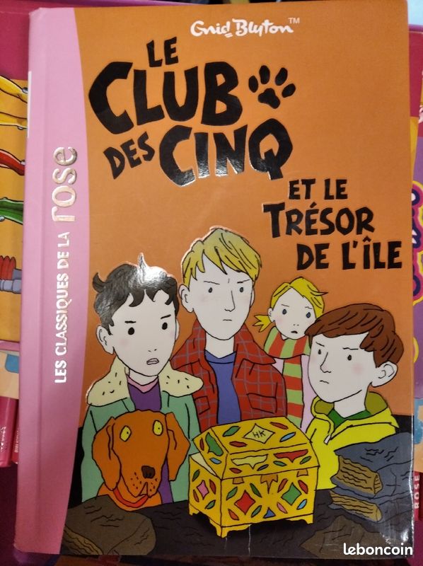 Livre Le club des cinq et le trésor de l'ile (image 1)