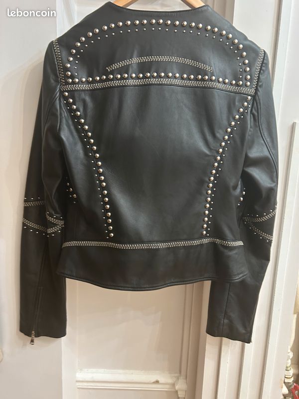 Blouson en cuir femme (image 4)