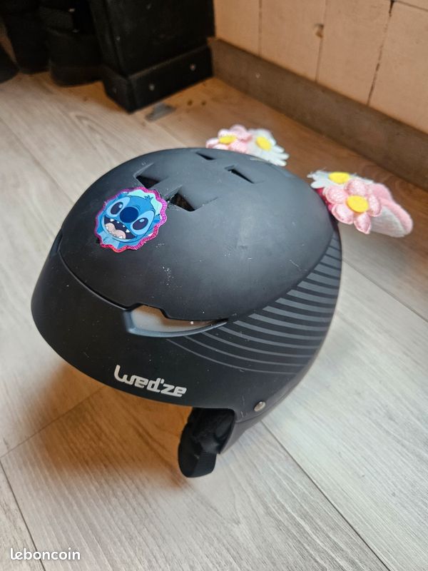 Casque de ski enfant WEDZE noir (image 2)