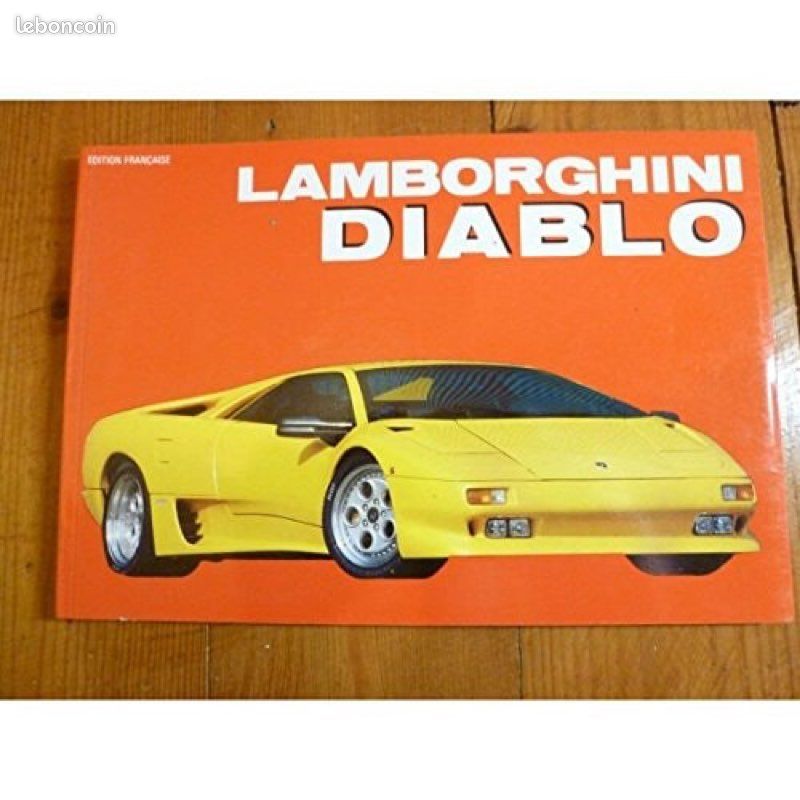 Superbe Livre sur la Lamborghini diablo édition rare (image 1)