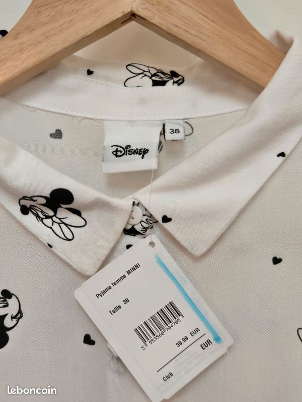 Ensemble pyjama femme Disney - Neuf - Taille 38 - imprimé Minnie (image 3)