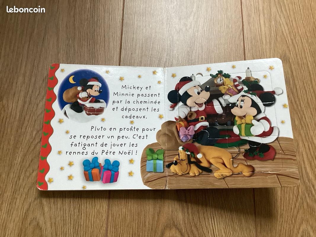 Livre puzzle Mickey fête Noël (image 7)