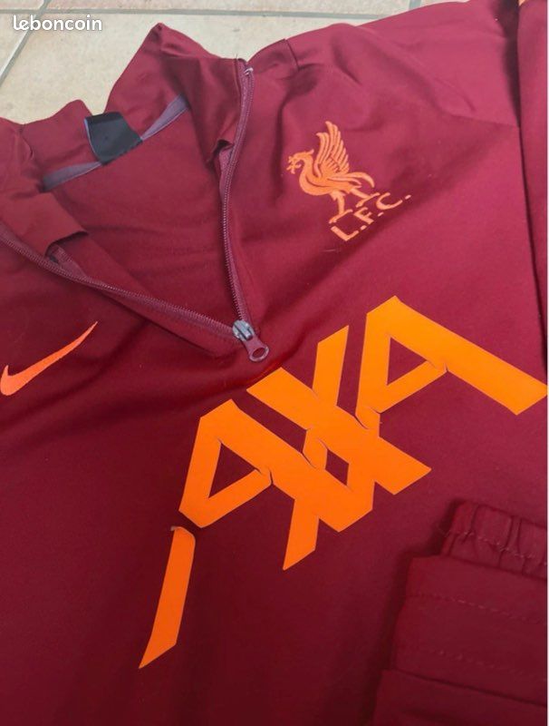 T-shirt Nike Liverpool - Couleur Gris, Taille XS Pour Homme