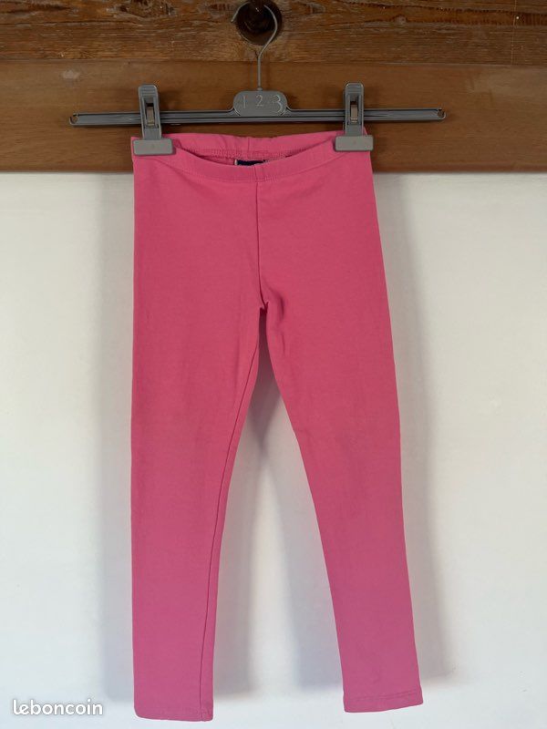 Pantalon Capri Fille 7 Ans - John Lewis, Rose, 100% Coton, Taille Régulière