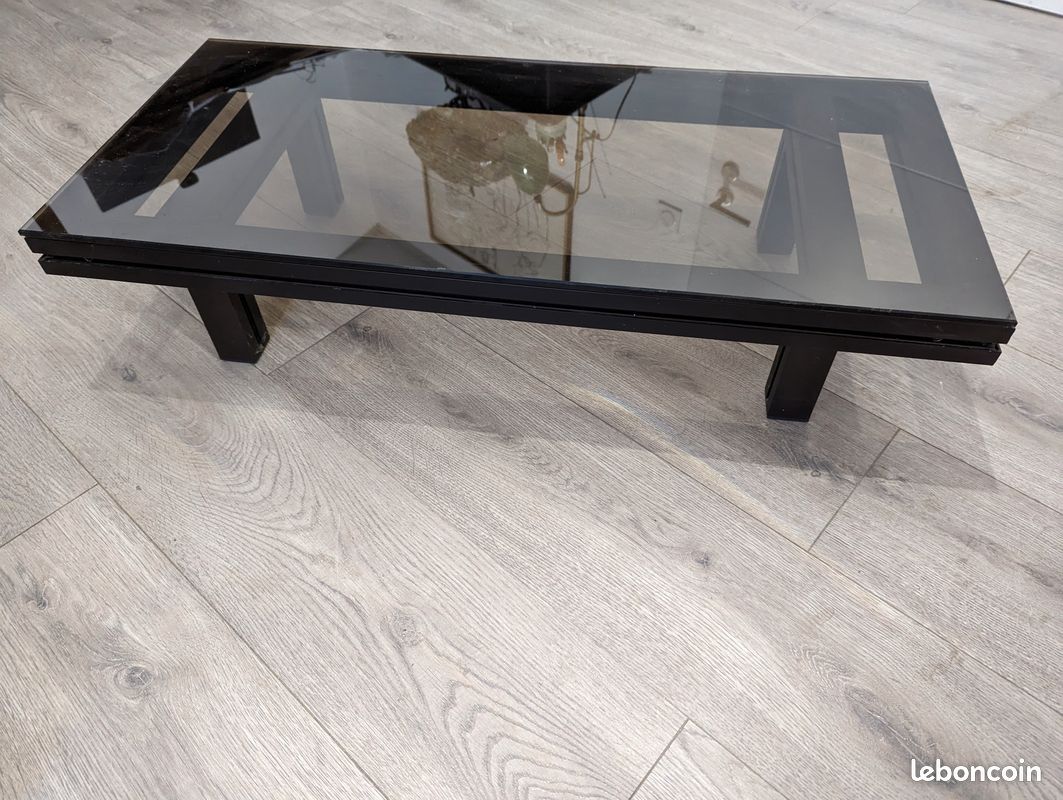 Élégante table basse de salon japonisante (image 1)