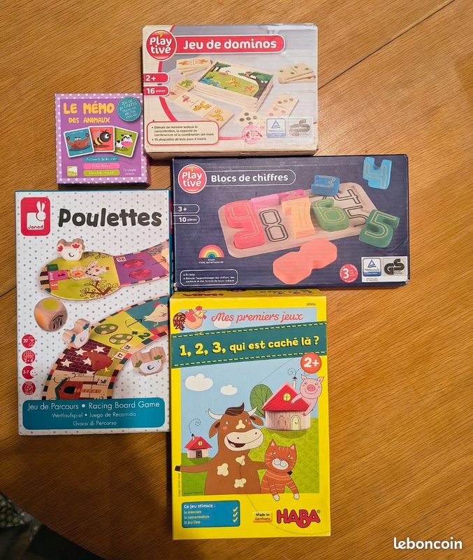 Lot jeux société 2-3 ans (image 1)