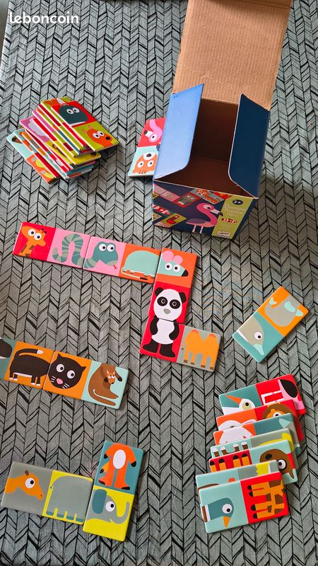Domino puzzle animaux Djeco (image 2)