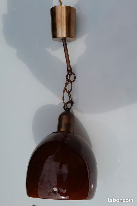 Suspension en laiton élégant et minimaliste avec sphère 25cm GRANT