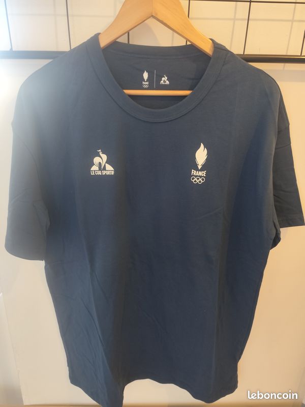 T-shirt Le Coq Sportif édition Limitée JO Paris 2024 - Noir - Taille L