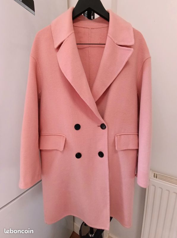 Manteau rose Zara Vêtements