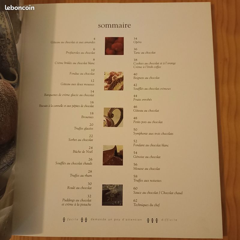 Livre "le cordon bleu du chocolat" (image 6)