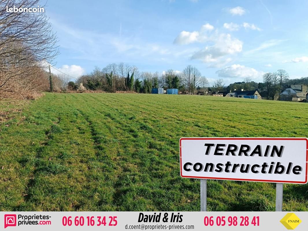 Terrain 5 387 m² Saint Caradec Tregomel · à Saint-Caradec-Trégomel · 99 000 €