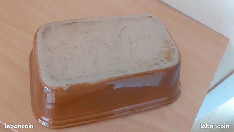 Plat rectangulaire en terre cuite type terrine (image 5)