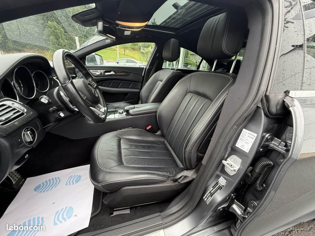 MERCEDES CLS 350 d - BVA 9G-Tronic Plus Sportline 4-Matic - BVA GPS + TOIT OUVRANT + CAMERA AR (image 9)