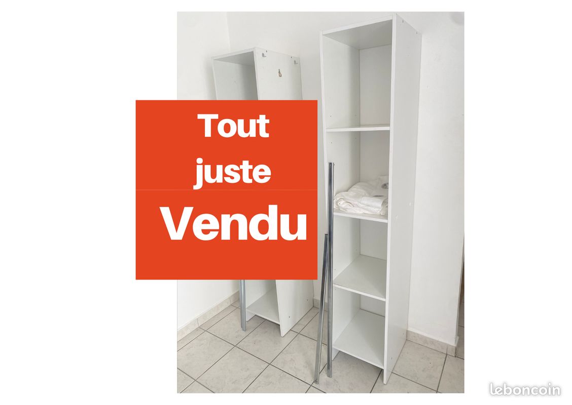 VENDUE LE 24/07 - Dressing (A récupérer jusqu’au Vendredi 24 Juillet/ ou 25 juillet 10:45 max) (image 1)