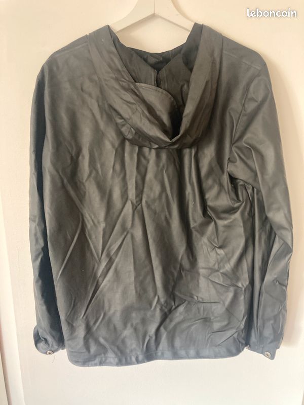 K-way / imperméable noir avec capuche Rains taille XS / S (image 2)