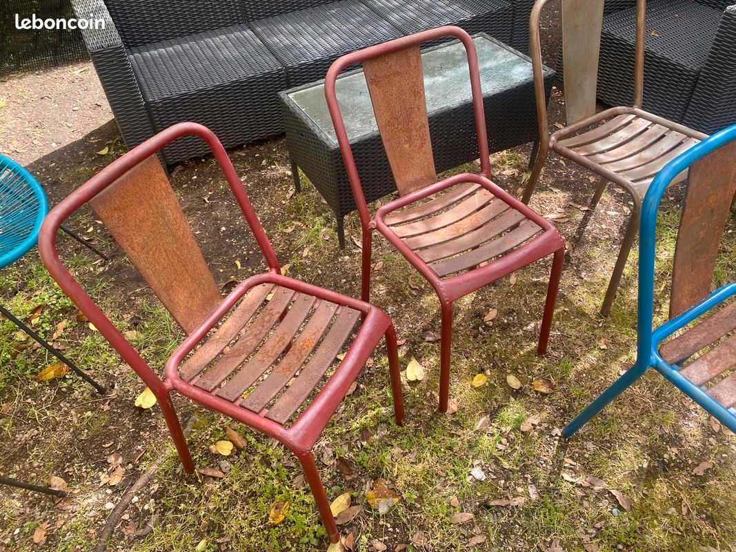 5 Chaises tolix T4 originales (image 5)