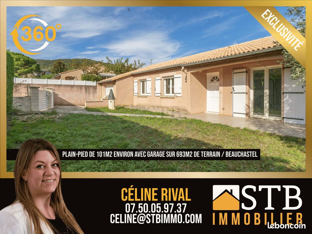 Maison 5 pièces 101 m² · à Beauchastel · 101 m² · 259 000 €