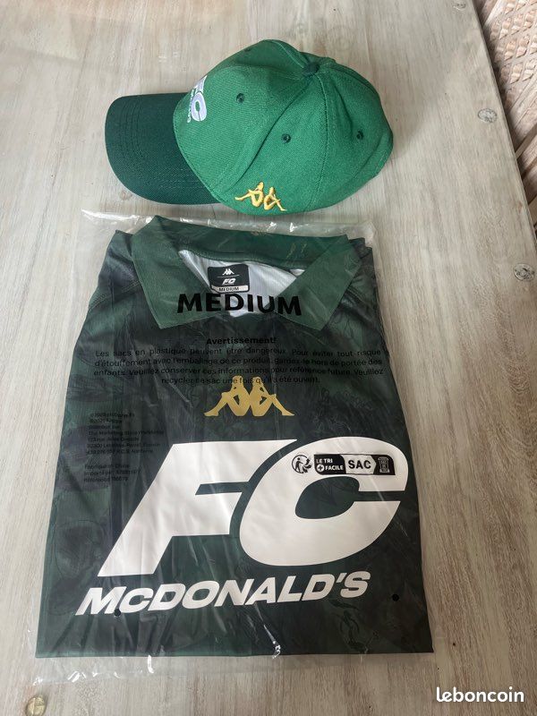 Lot maillot et casquette collector mc do kappa (image 1)