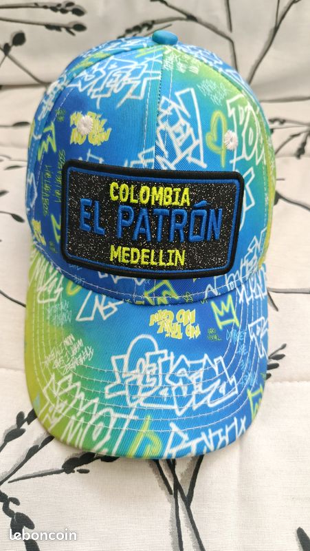 Casquette SK.R bleu/vert (image 1)