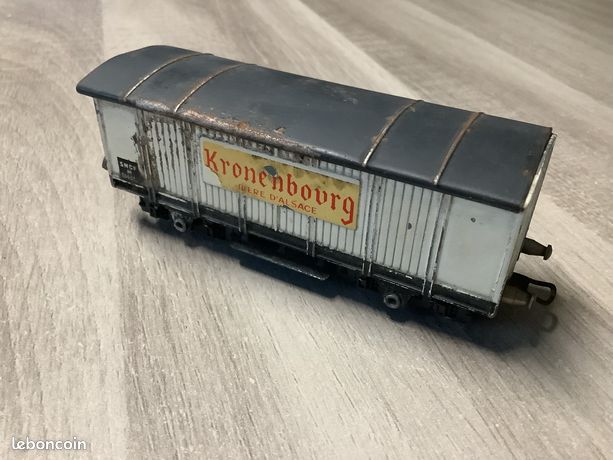 WAGON JOUEF MARCHANDISES Couvert Kronenbourg Deux Essieux référence