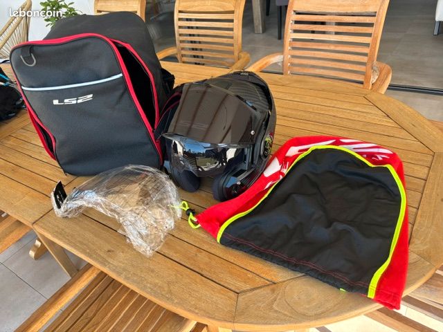 Casque LS2 Advant X Carbon Noir Mat (image 1)