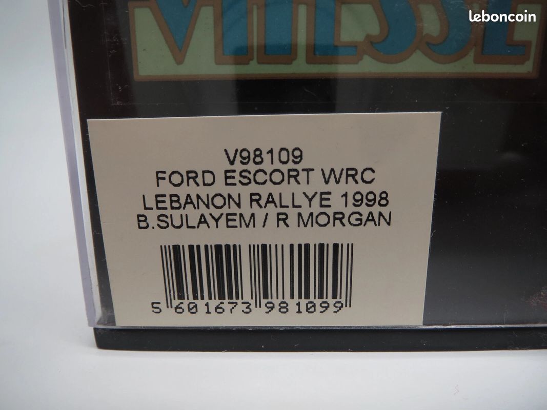 Vitesse Skid 1/43 réf SKM097 : Ford Escort WRC CYBERIA Rally du Liban