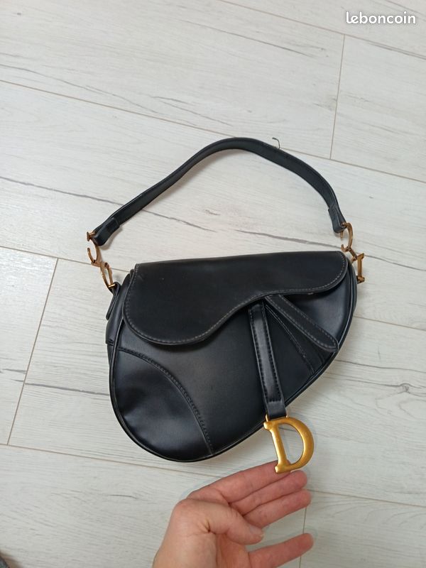 Sac saddle noir (image 4)