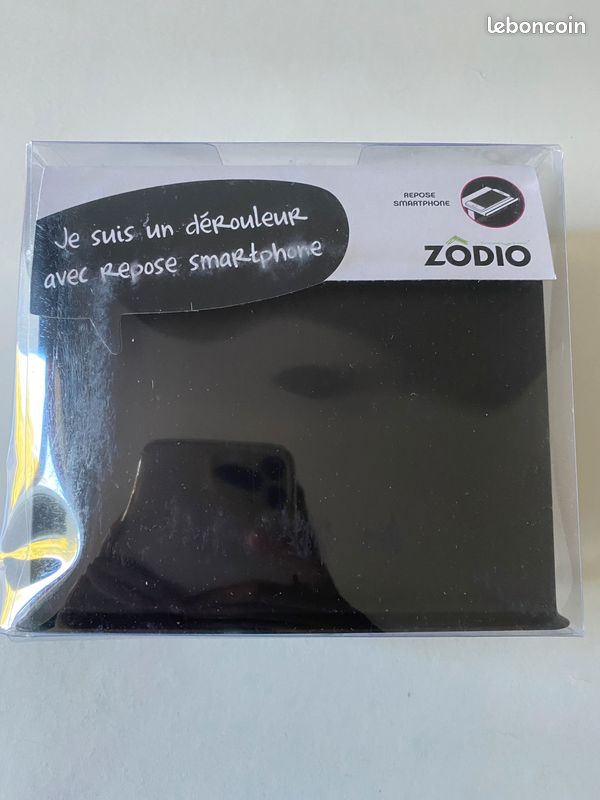 Dérouleur WC repose smartphone noir (image 2)