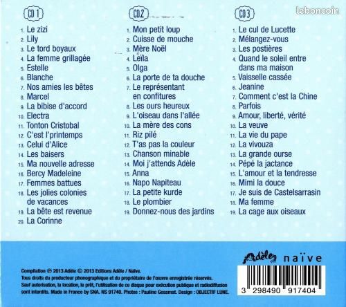 Pierre Perret "L'âge de Pierre" - Coffret 3 CD (Neuf sous blister) (image 2)