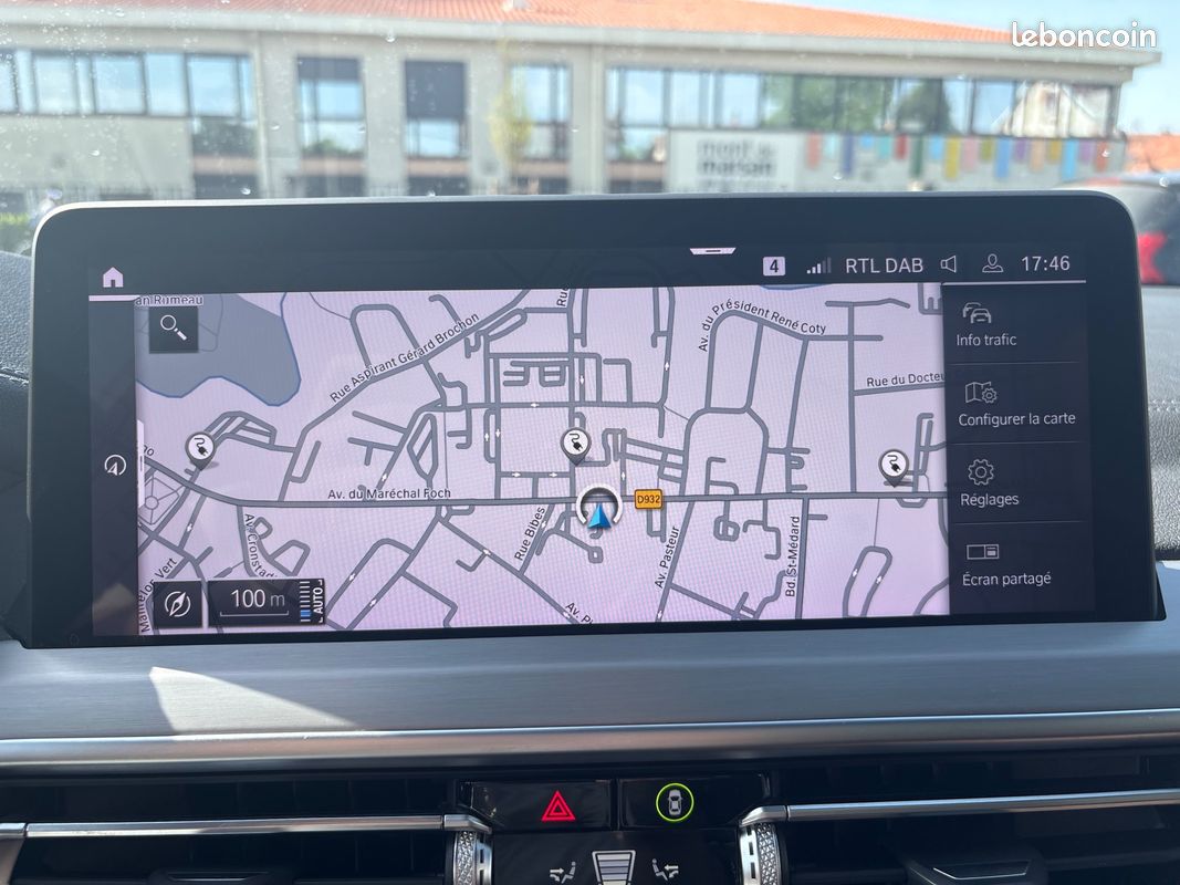 Bmw ix3 electric 285 ch pack m sport 109ppm 80kwh impressive bva / suivi bmw / toit ouvrant / carplay (image 22)