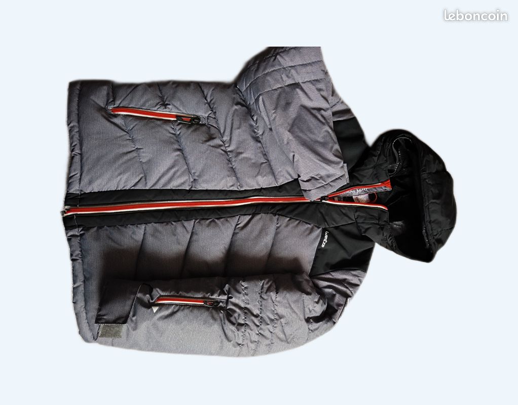 Lot de deux blousons hiver Decathlon en 10 et 12ans (image 2)